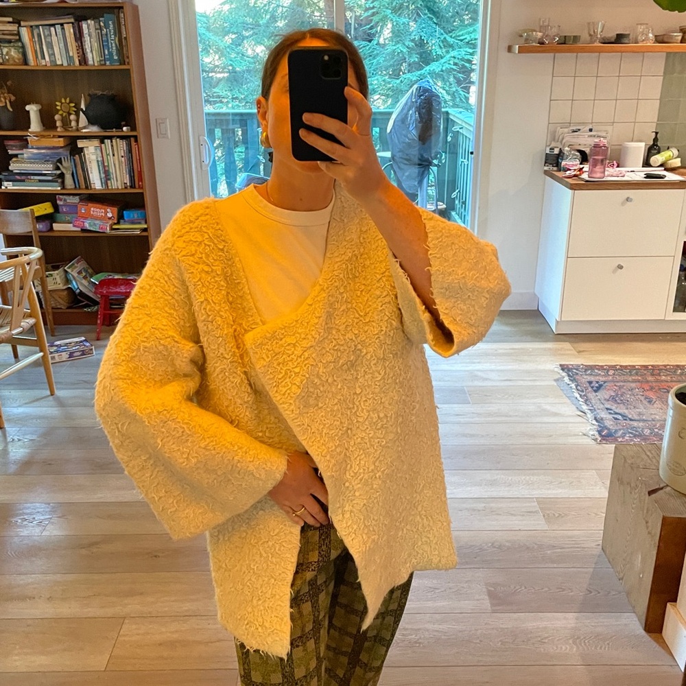 Lauren Manoogian cream baby alpaca sweater